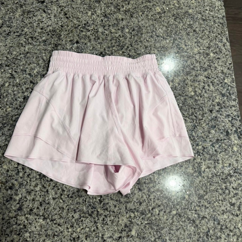 Lululemon Shake It Out High-Rise Running Short 2.5 Pink XS 4 LW7DENS